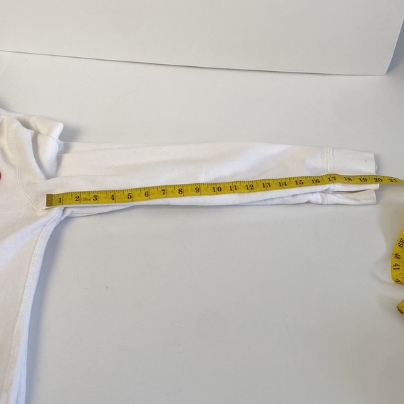 2/$25White casual comfy Aeropostale zip up waffle lined hooded sweater sz medium - Picture 6 of 11